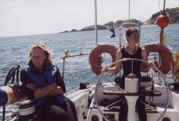 Lynn & Rute on board Quickstep